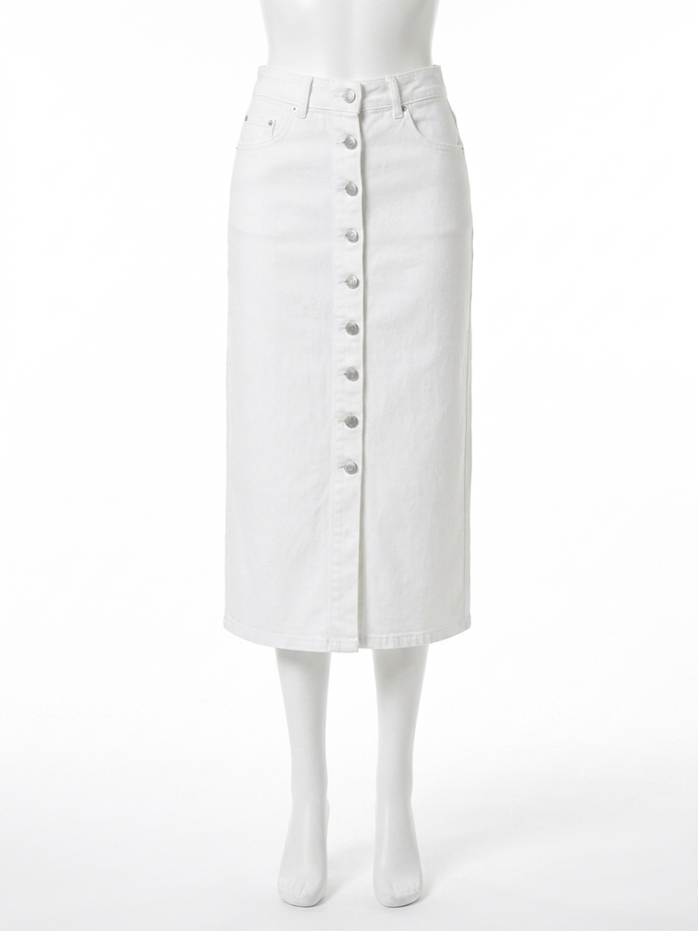 NEW DL1961 - WOMEN'S lexie high rise denim skirt in white